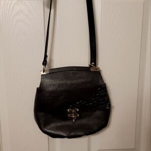 PATRICIA NASH BLACK STRAP PURSE